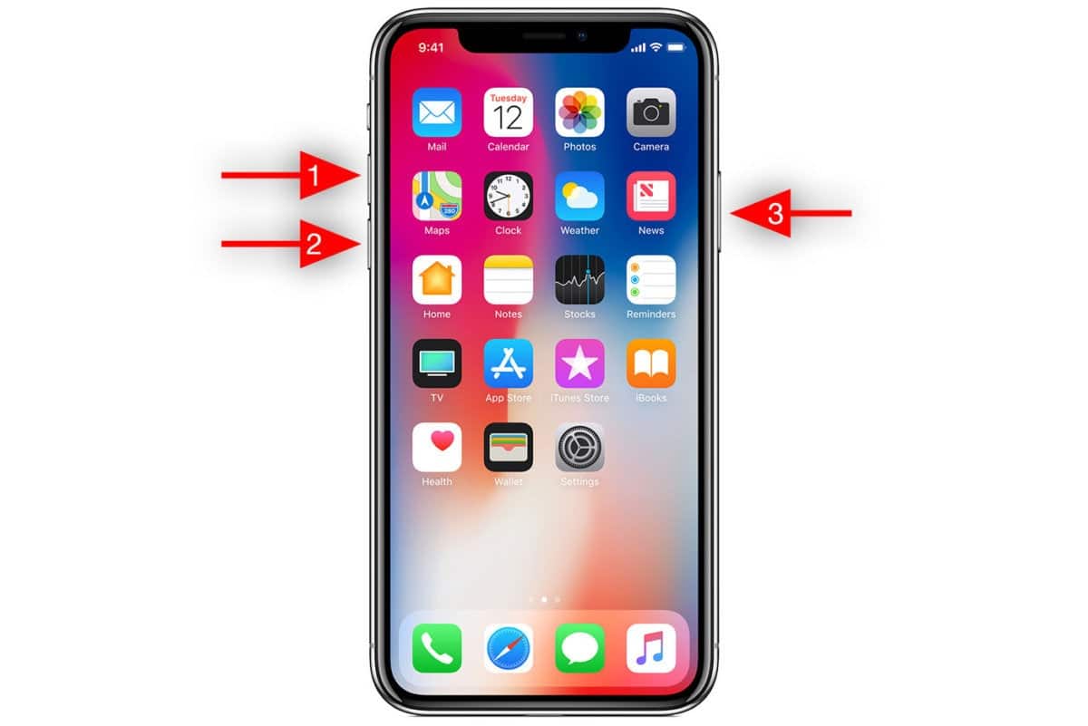 cómo apagar el iphone x