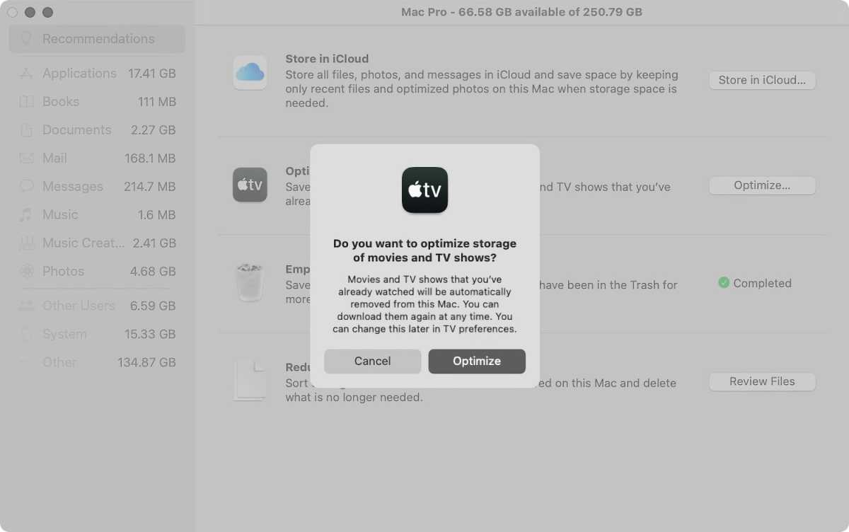 macOS Big Sur optimizar Apple TV