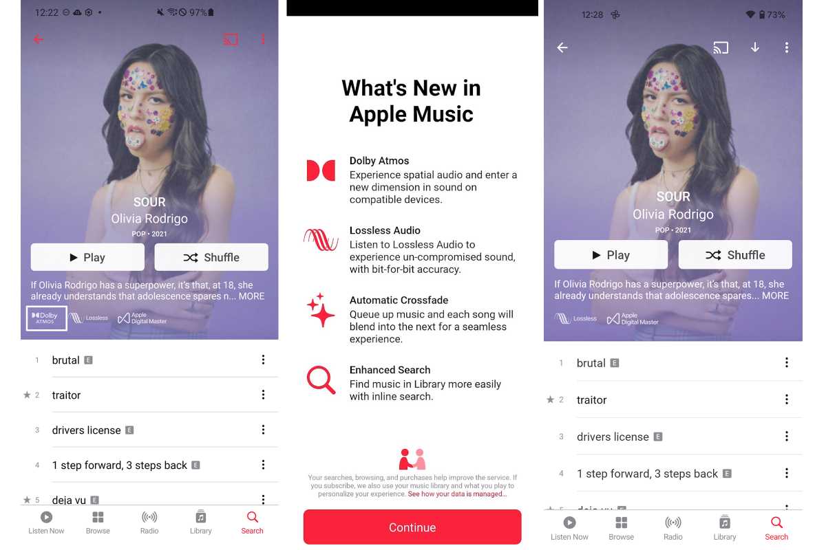 Android de Apple Music