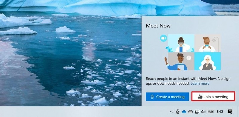 Windows 10 Skype Meet Now unirse a la reunión
