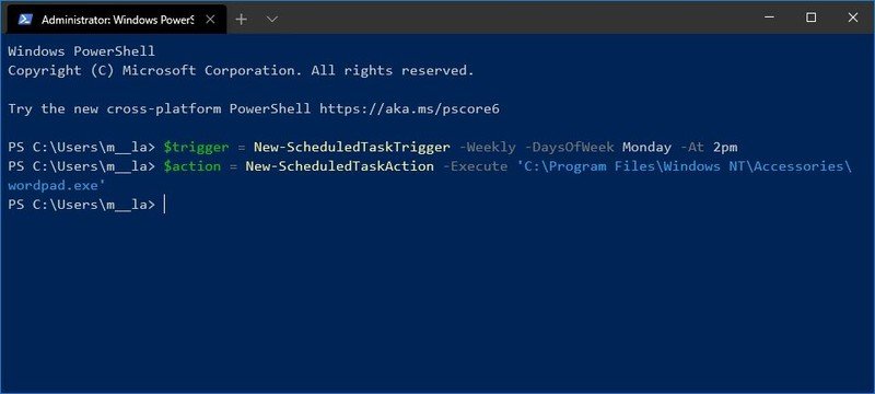PowerShell cambiar la configuración de tareas programadas