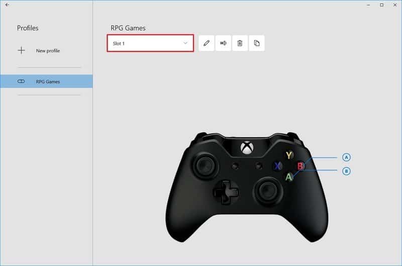 Hacer que la reasignación del perfil de Xbox sea la predeterminada en Windows 10