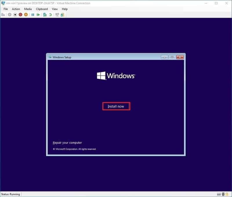 Configuración de Hyper-V Windows 10