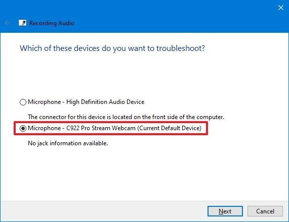 El solucionador de problemas de Windows 10 arregla el micrófono