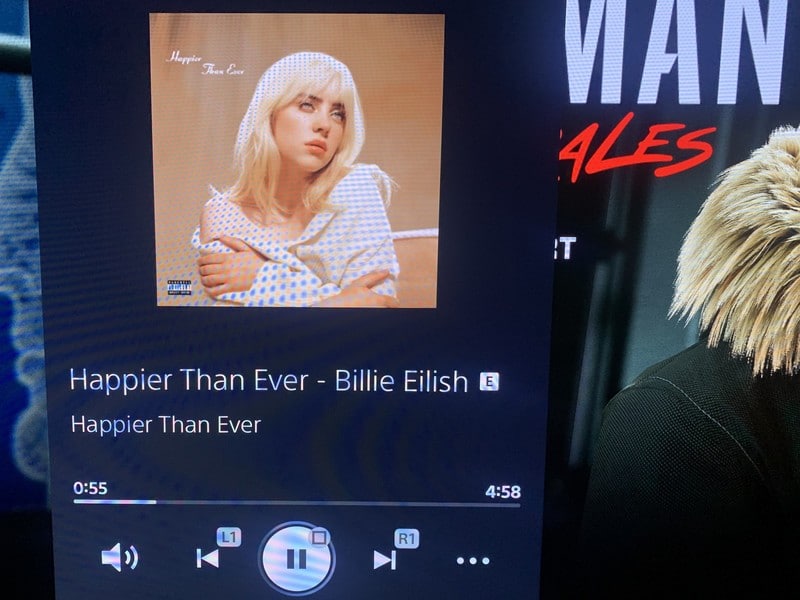 Apple Music PS5 Billie Eilish