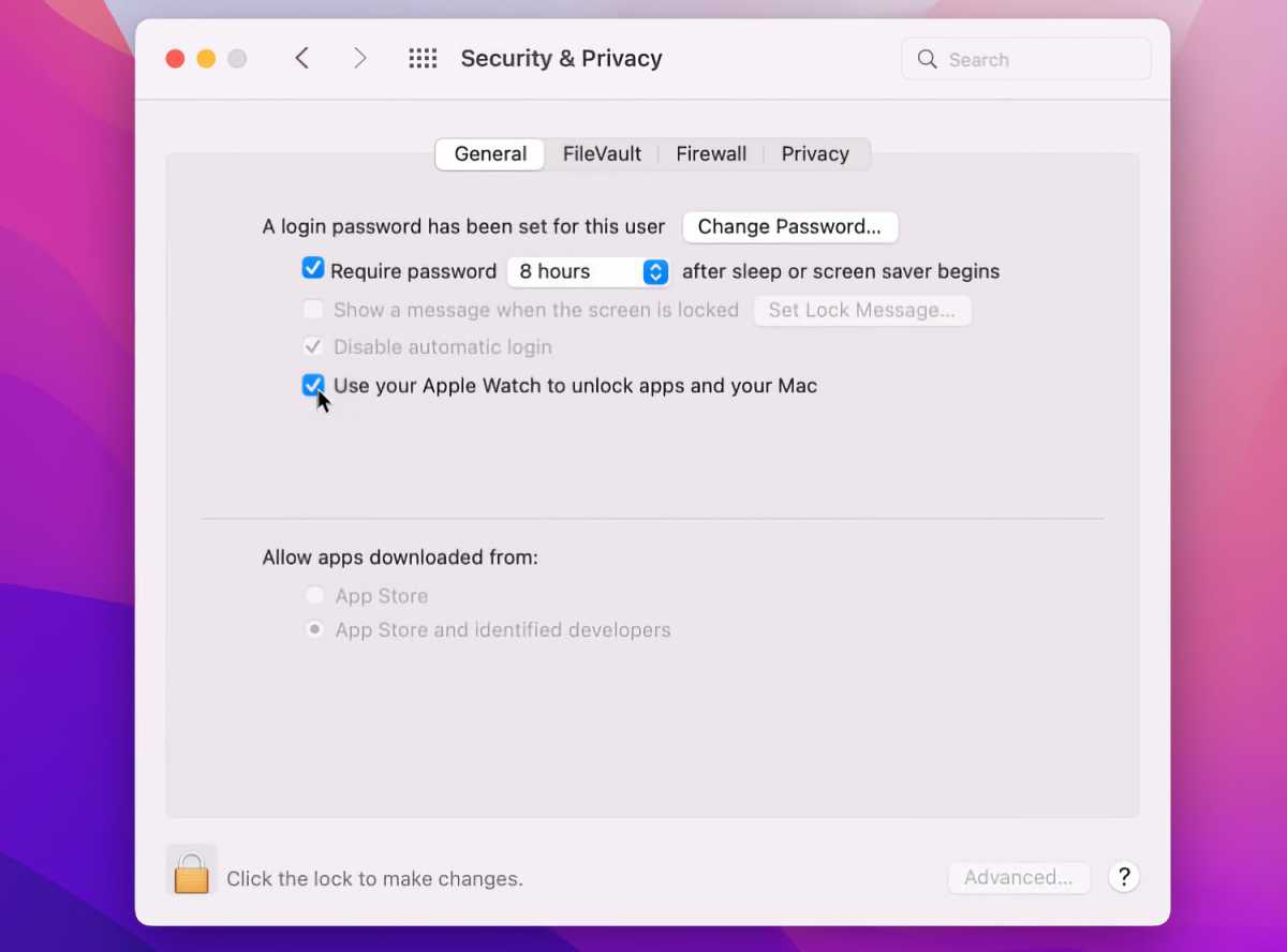 configuración de privacidad de seguridad de macos