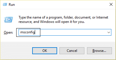 msconfig / Reparar el punto de restauración que no funciona en Windows 10