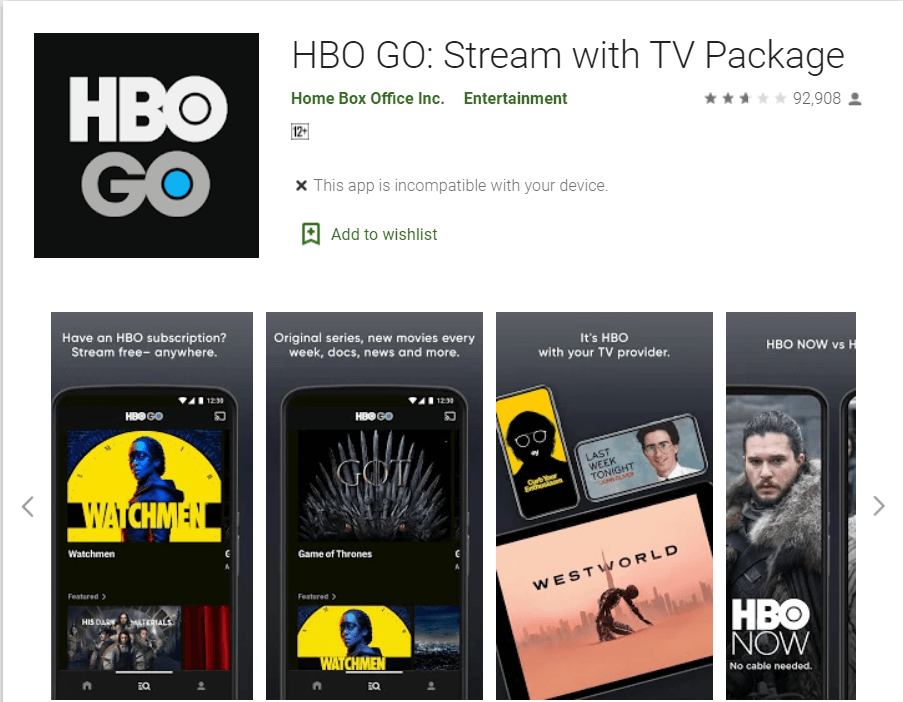 HBO IR