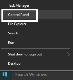 panel de control |  Los puertos USB no funcionan en Windows 10 [SOLVED]