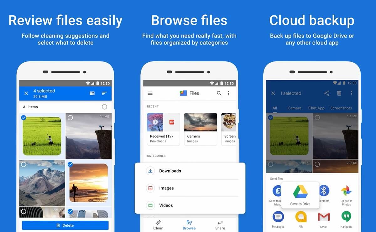 Archivos de Google |  Cómo descomprimir archivos en dispositivos Android