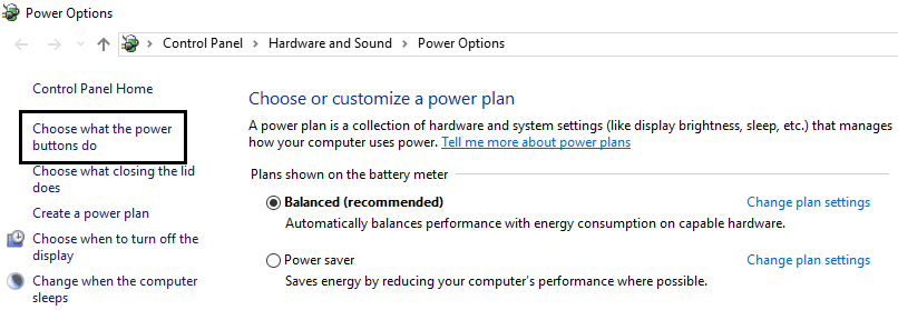 elija lo que hacen los botones de encendido usb no reconocido arreglar