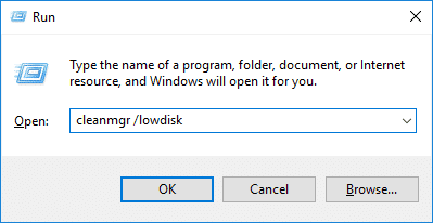 disco bajo cleanmgr |  Cómo usar el Liberador de espacio en disco en Windows 10