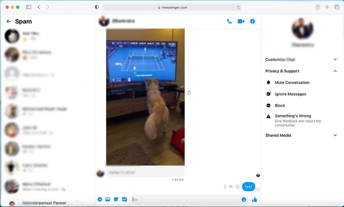 Encuentra la conversación que quieres dejar de ignorar y envía un mensaje |  Cómo ignorar y dejar de ignorar mensajes en Messenger