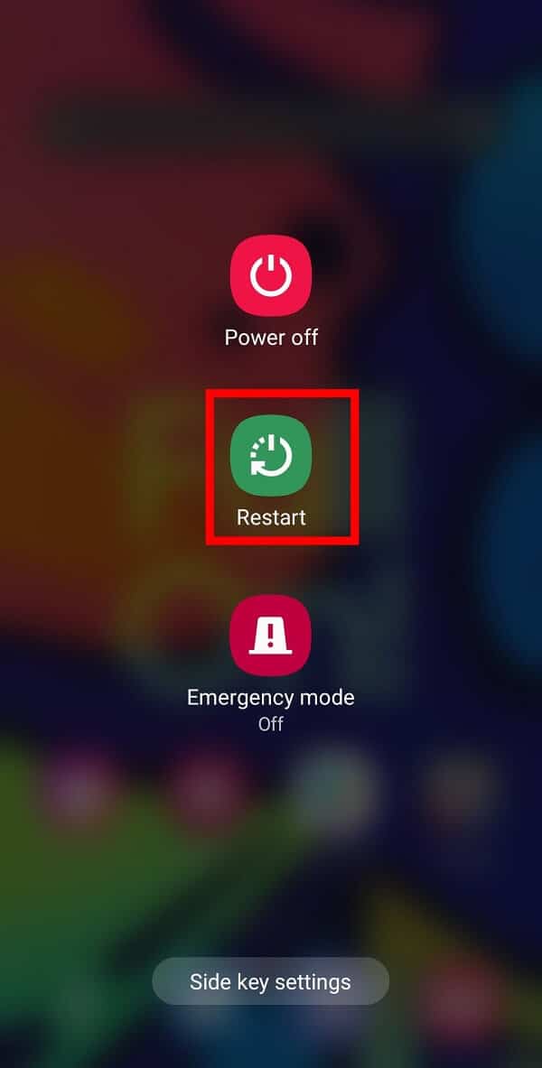Toque el ícono Reiniciar |  Cómo reparar el error de conexión de Snapchat