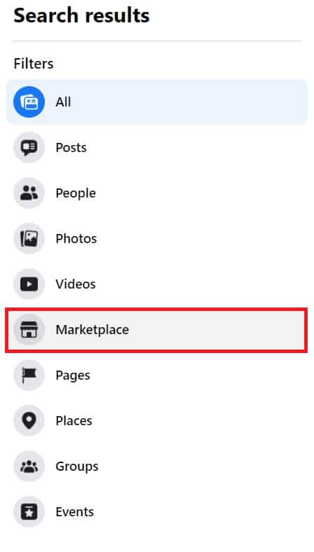 Haga clic en 'Marketplace' para abrir la gama de productos
