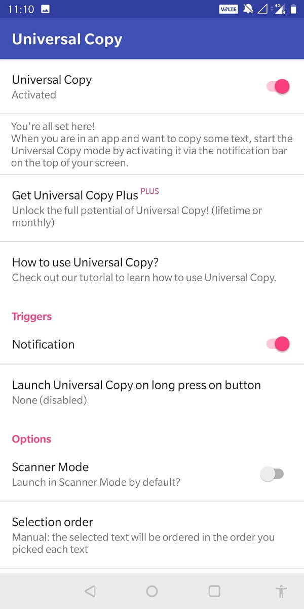 Vaya a Google Play Store y descargue Universal Copy.  |  Cómo copiar subtítulos, comentarios y biografía de Instagram