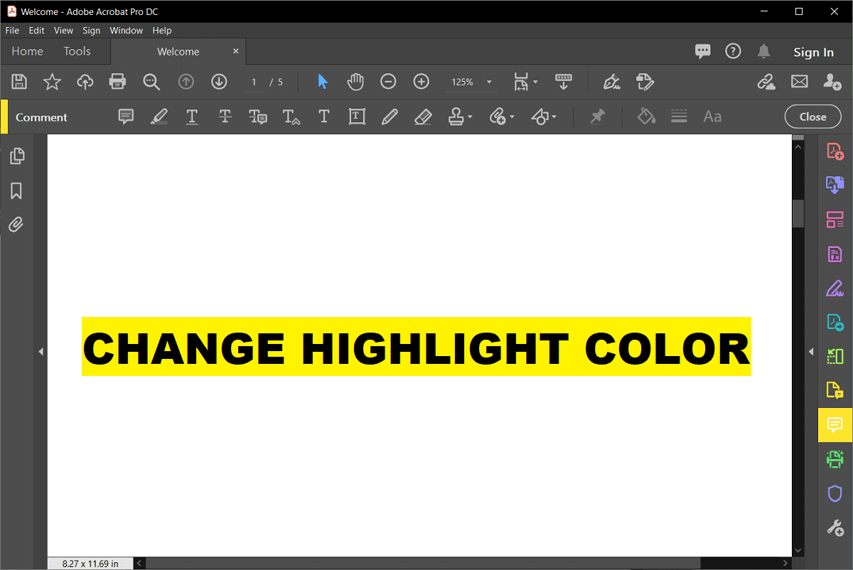 Cómo cambiar el color de resaltado en Adobe Acrobat Reader