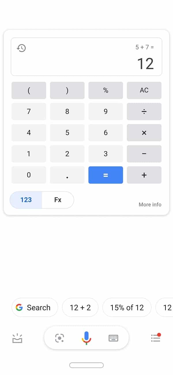 Use el Asistente de Google para hacer problemas matemáticos simples