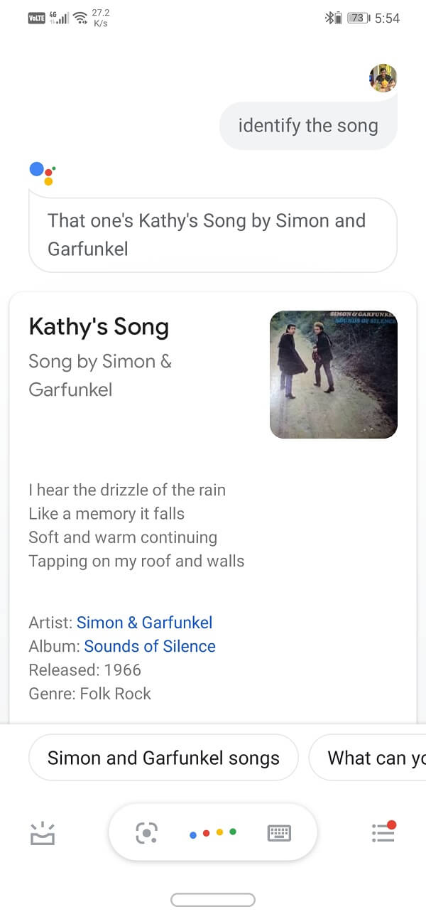 Simplemente pídale al Asistente de Google que reconozca la canción por usted