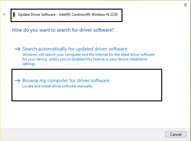 Buscar en mi computadora el software del controlador