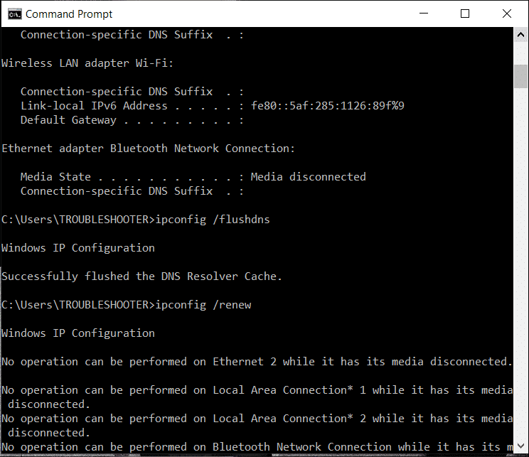 Limpiar DNS |  ¿WiFi no tiene un error de configuración de IP válido?  ¡10 maneras de arreglarlo!