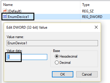 EnumDevice1 valor de 0 a 1