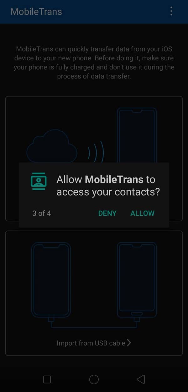 instale aplicaciones de terceros desde Google Play Store para transferir contactos a un nuevo teléfono