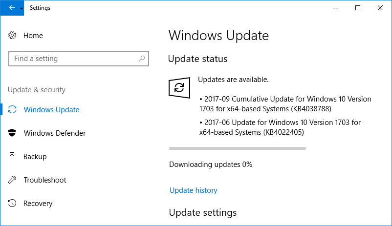 ¿Qué es la actualización de Windows?