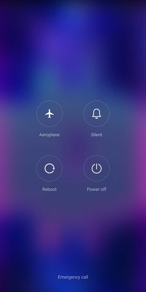 Mantenga presionado el botón de encendido |  Reiniciar o reiniciar el teléfono Android