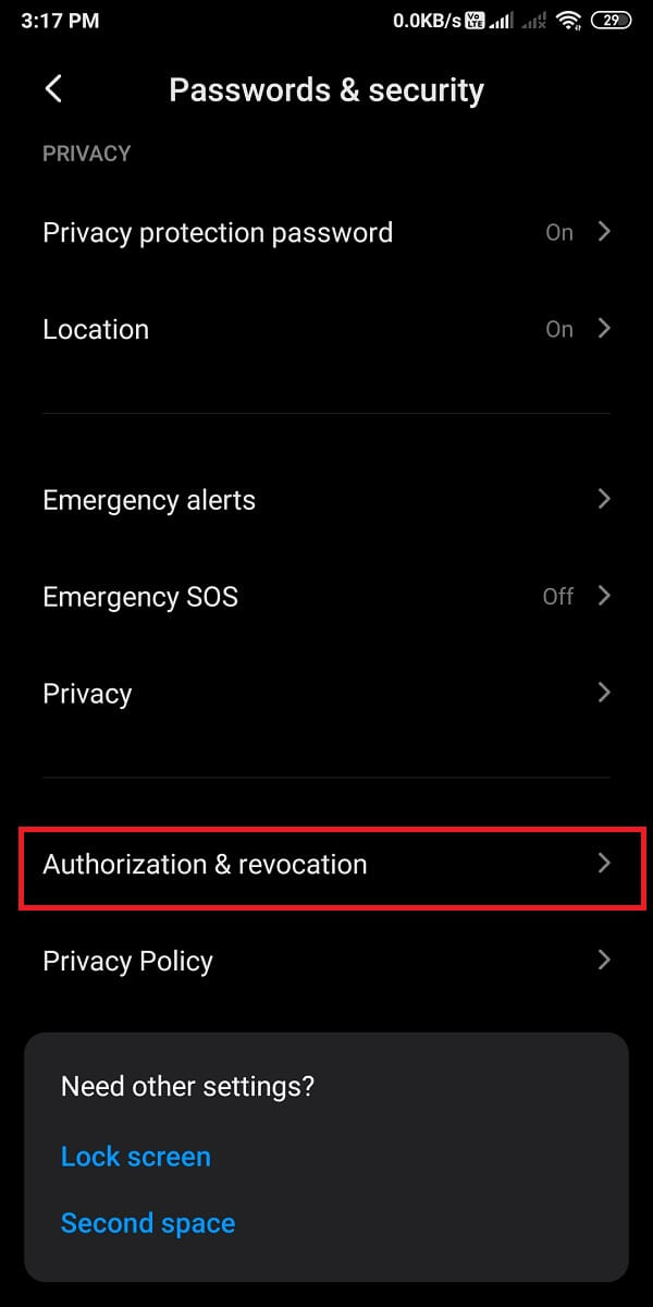 busque la pestaña 'Autorización y revocación' o 'Administradores de dispositivos'.  |  ¿Cómo eliminar aplicaciones que los teléfonos Android no te permiten desinstalar?