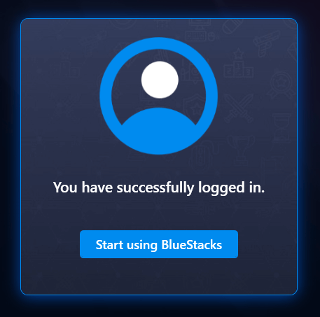 Se iniciará sesión en su cuenta y BlueStacks estará listo para usar