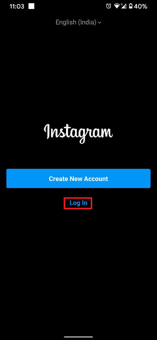 Esto abrirá la aplicación de Instagram clonada y podrá iniciar sesión en su cuenta.  |  Arreglar 