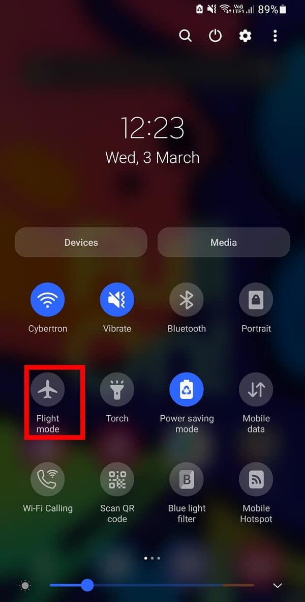Vaya a su panel de notificaciones y toque el icono del avión |  Cómo reparar el error de conexión de Snapchat