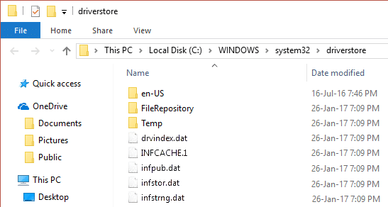 cambie el nombre del archivo en el sistema de almacenamiento de controladores 32