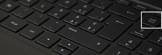 Desactivar Bloq Num en teclado externo