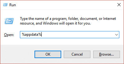 acceso directo a appdata desde ejecutar |  Credential Manager Error 0x80070057 El parámetro es incorrecto [FIXED]
