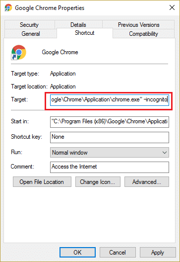 reinicie Chrome en modo seguro para corregir el error de puerta de enlace incorrecta 502