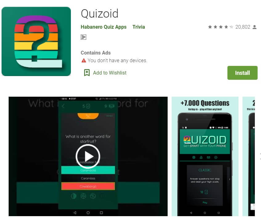 QUIZOIDE