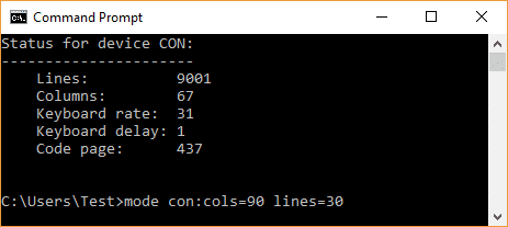 mode con:cols=Width_Size lines=Height_Size