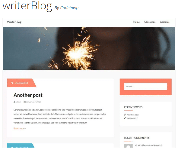 escritorBlog temas de wordpress premium gratuitos para blogs