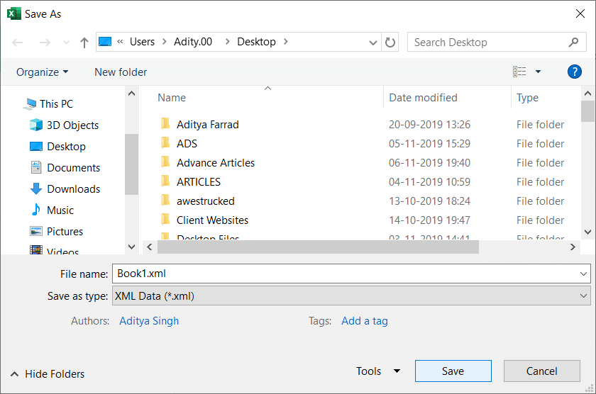 Cómo convertir un archivo XLSX