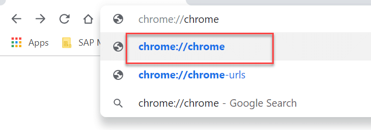 En Chrome escribe chrome chrome en la barra de direcciones