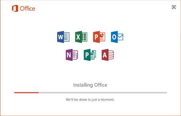 Instale Microsoft Office en la nueva computadora