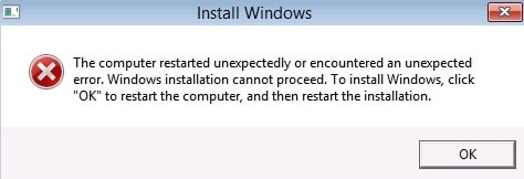 Arreglar La computadora se reinició inesperadamente o encontró un error inesperado