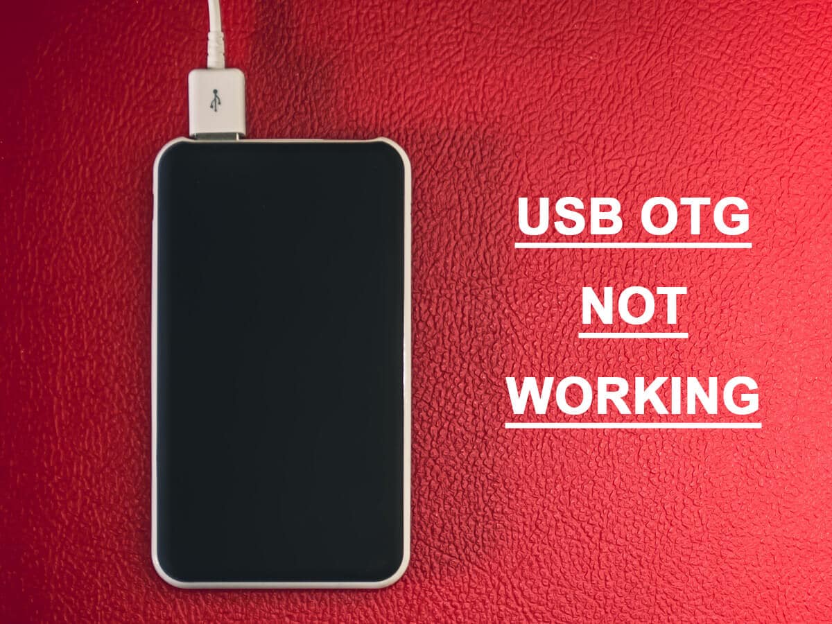 Arreglar USB OTG que no funciona en dispositivos Android