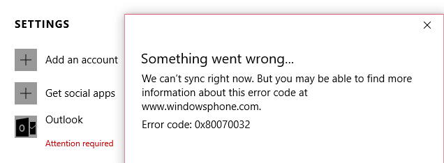 Arreglar algo salió mal al sincronizar la aplicación de correo en Windows 10