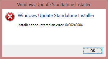 Arreglar el código de error de actualización de Windows 8024A000