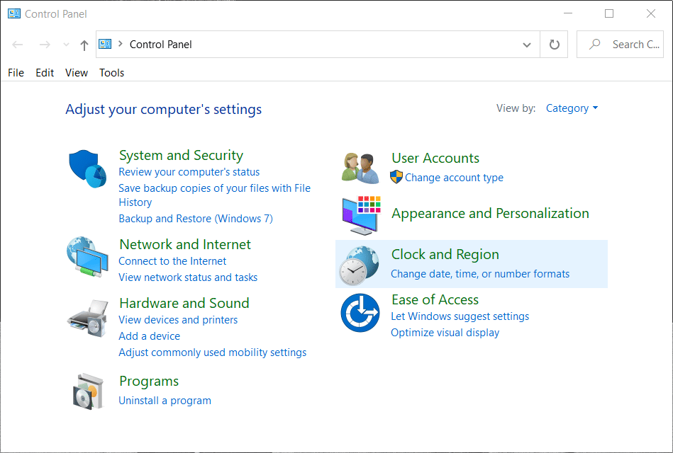 ¿Dónde está el Panel de control en Windows 10, 8, 7, Vista, XP?
