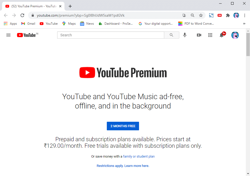 Para detalles de precios y para suscribirse a YouTube premium |  Cómo bloquear anuncios molestos de YouTube con un solo clic 