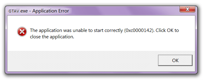 Cómo reparar el error de aplicación de juegos 0xc0000142